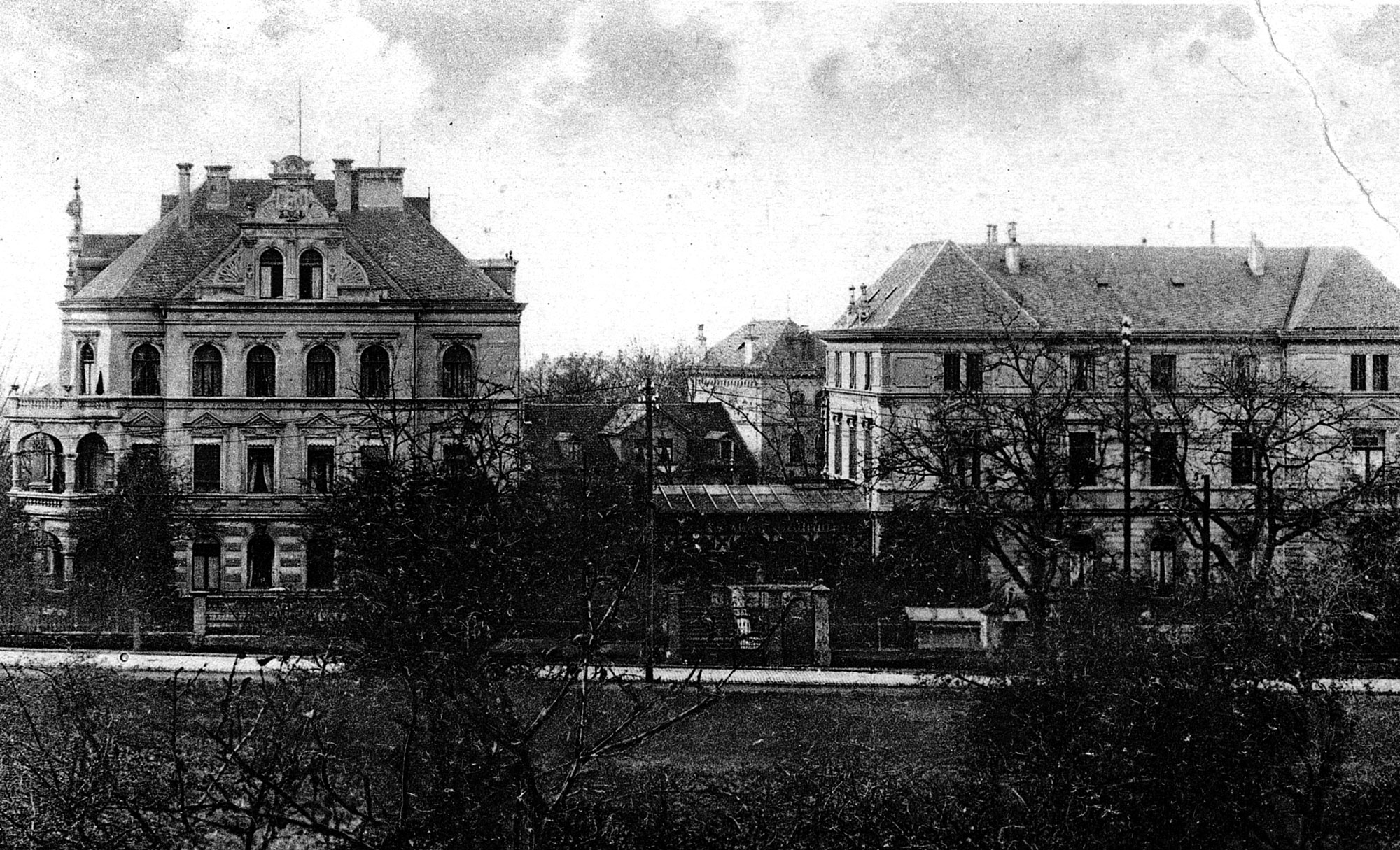 Alte Ansicht der „Jacoby’sche Heil- und Pflegeanstalt für Nerven- und Gemütskranke“ (Sayn), in die u.a. Elise Frank im Juni 1942 verbracht wurde.